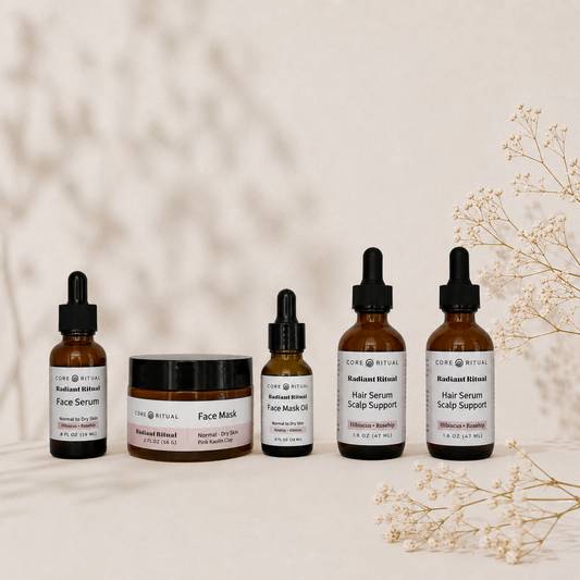 Radiant Ritual | Face, Scalp, and Hair Nourishment Ritual for Normal to Dry Skin